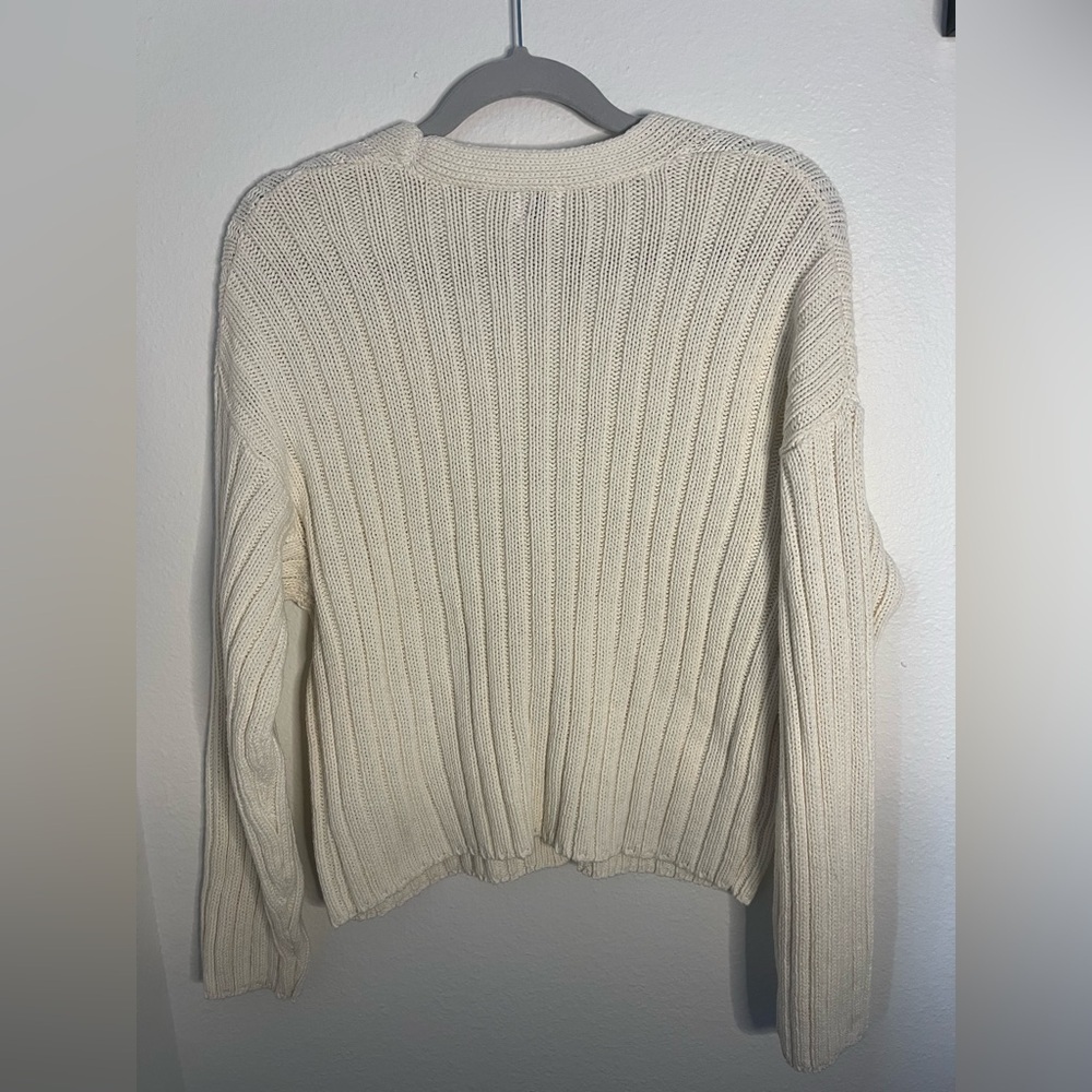 ✨ A New Day Cream Button Front Knit Cardigan (M) - Picture 5 of 5